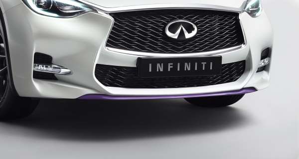 Frontspoiler Sport Lippe lila Infiniti Q30 01/2016-