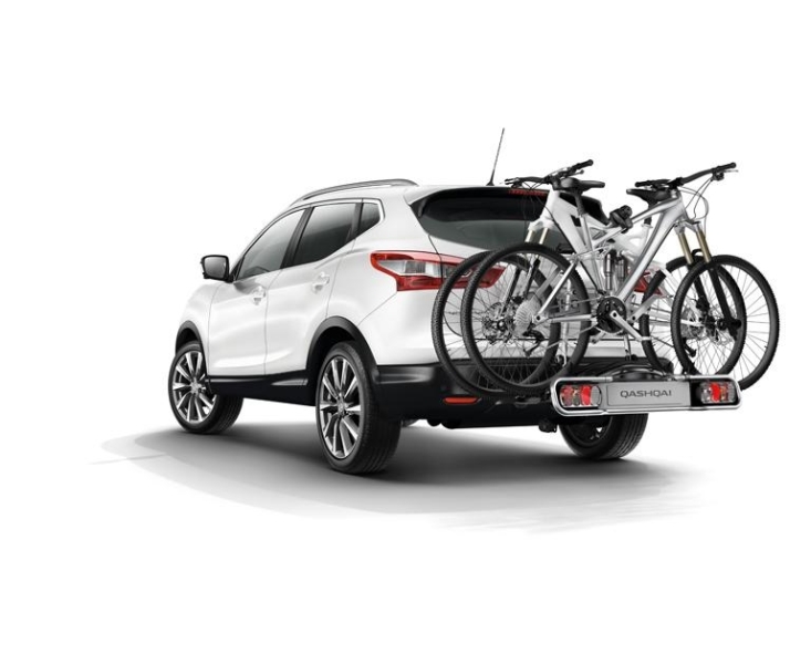 FahrradHeckträger für 2 Räder, mit 13pol. ESatz Nissan