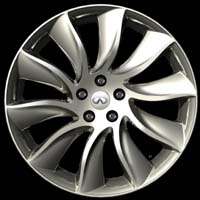 21" Turbine Felge silber Infiniti QX70 / FX