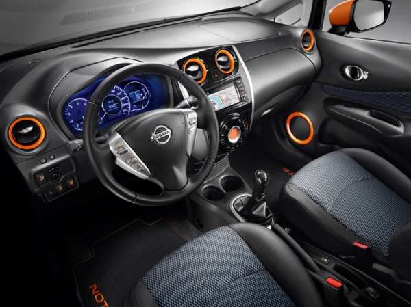 Einfassungen für Luftauslässe Oppama Orange Nissan Note E12