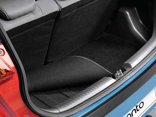 Kofferraum Schutzmatte für Fahrzeuge ohne Kofferraum Staufach, wendbar mit Velours oder Anti-Rutsch