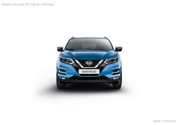 Stoßfänger-Stylingelement - vorne, Schwarz Nissan Qashqai J11 2017/06