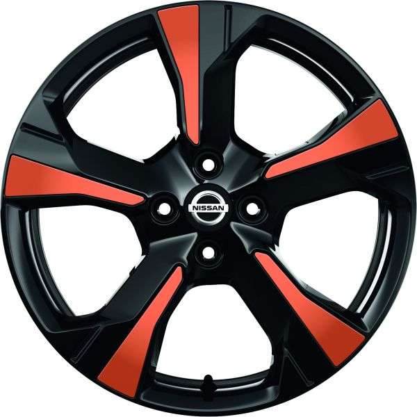 Einsätze für Felge Energy Orange Nissan Micra K14