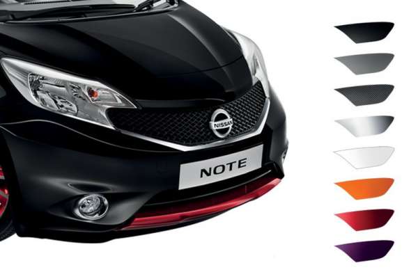 Stoßfänger-Styling-Element Tokyo Black Nissan Note E12