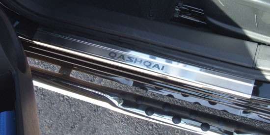 Einstiegsleistenset 4-tlg. Edelstahl Nissan Qashqai +2 JJ10