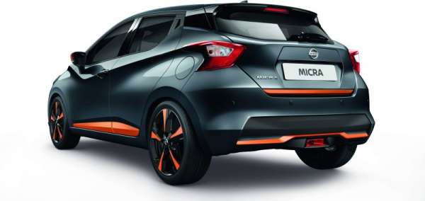 Style Paket Energy Orange Nissan Micra K14