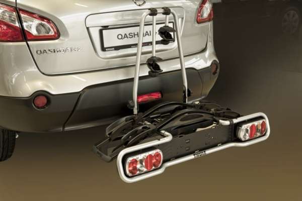 Fahrrad-Heckträger für 2 Räder, mit 13pol. E-Satz Nissan Cube Z12