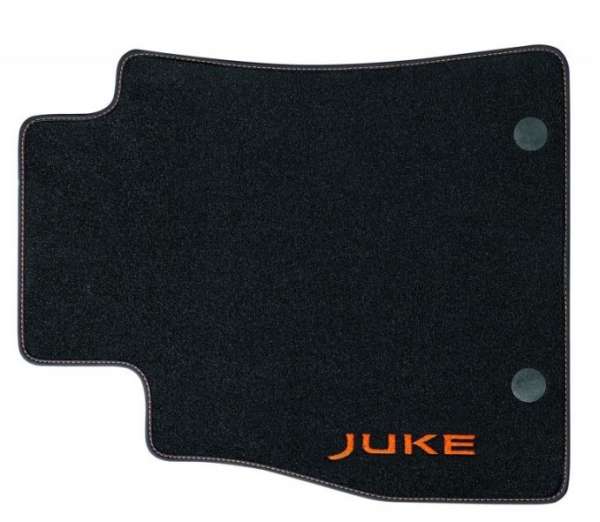Textil-Fußmatten "Velours" Oppama Orange Nissan Juke F15 Phase 3