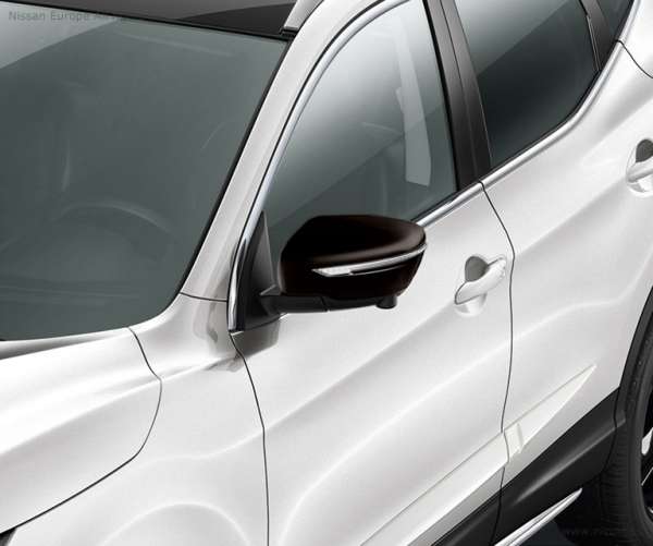 Spiegelabdeckung Spiegelkappen für Nissan Qashqai J11 2014-2021 Abs Ch