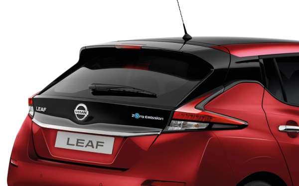 Heckklappen-Kantenschutz Chrom Optik Nissan Leaf ZE1