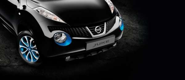 Hauptscheinwerfer Blenden, ohne SRA, Zama Blue Nissan Juke F15 -2014/04